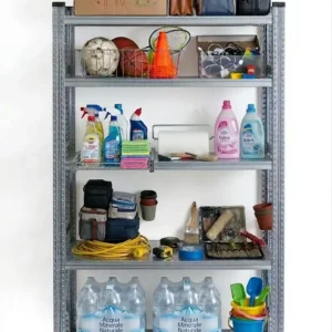 scaffale metallico ripostiglio e dispensa da cucina